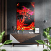 Naruto - Might Guy Brushed Aluminum Dibond Wall Art.